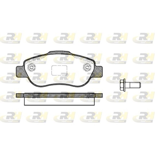 21100.00 - Brake Pad Set, disc brake 