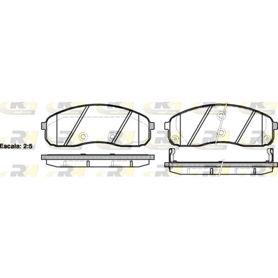 21244.02 - Brake Pad Set, disc brake 