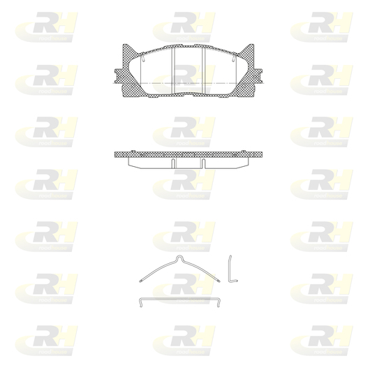 21233.00 - Brake Pad Set, disc brake 