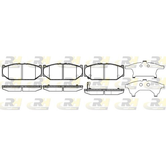 21381.11 - Brake Pad Set, disc brake 