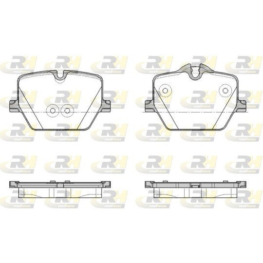 21875.00 - Brake Pad Set, disc brake 