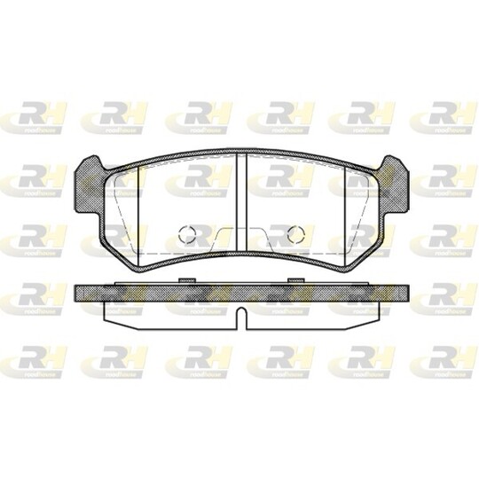 21048.00 - Brake Pad Set, disc brake 