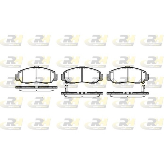 2747.12 - Brake Pad Set, disc brake 