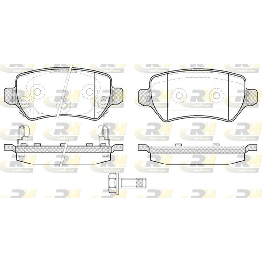 2957.22 - Brake Pad Set, disc brake 