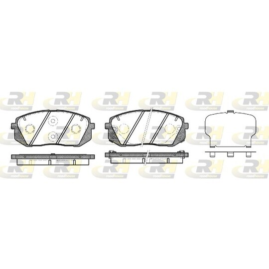 21302.22 - Brake Pad Set, disc brake 