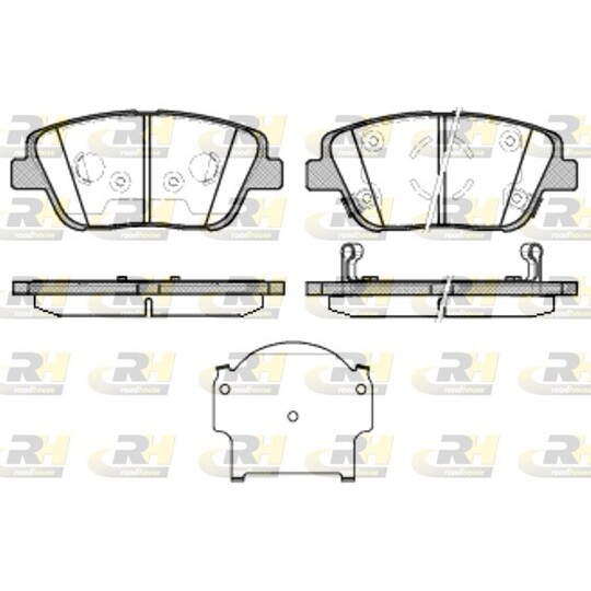 21423.02 - Brake Pad Set, disc brake 