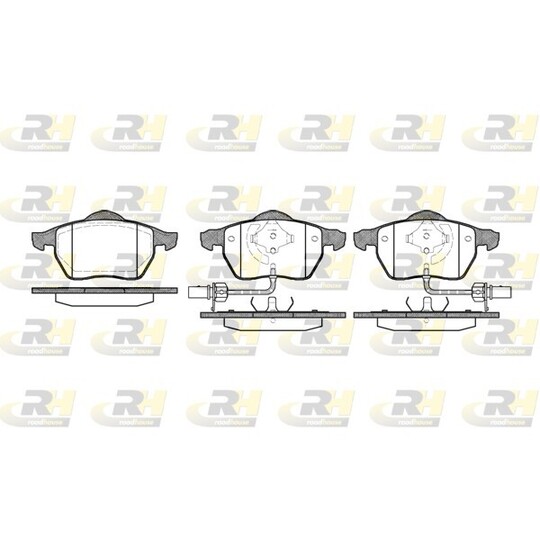 2390.52 - Brake Pad Set, disc brake 