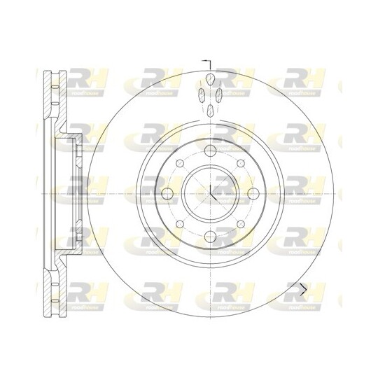 6734.10 - Brake Disc 