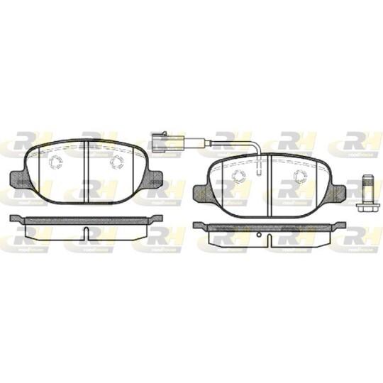 2878.02 - Brake Pad Set, disc brake 