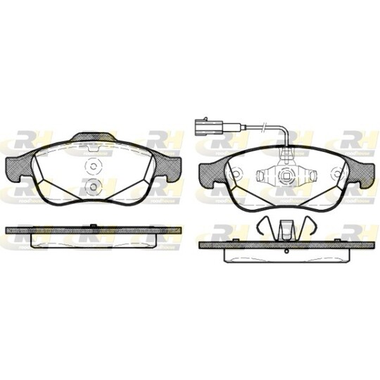 21248.02 - Brake Pad Set, disc brake 