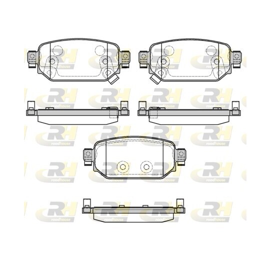 21731.02 - Brake Pad Set, disc brake 