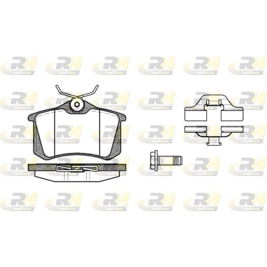 2263.03 - Brake Pad Set, disc brake 