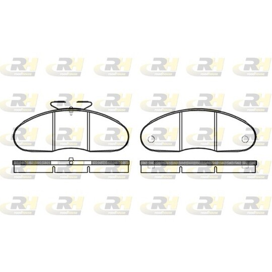 2048.00 - Brake Pad Set, disc brake 