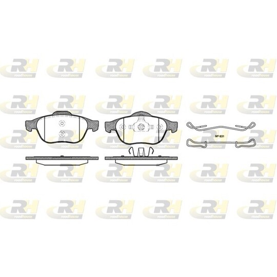 2843.00 - Brake Pad Set, disc brake 