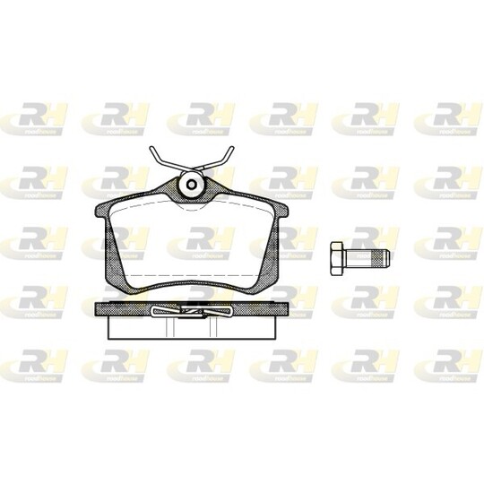 2263.01 - Brake Pad Set, disc brake 