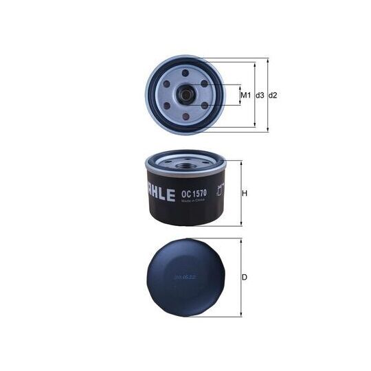 OC 1570 - Oil Filter 
