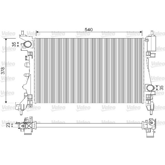 733114 - Radiaator, mootorijahutus 