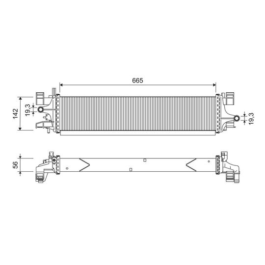 701249 - Radiator, engine cooling 