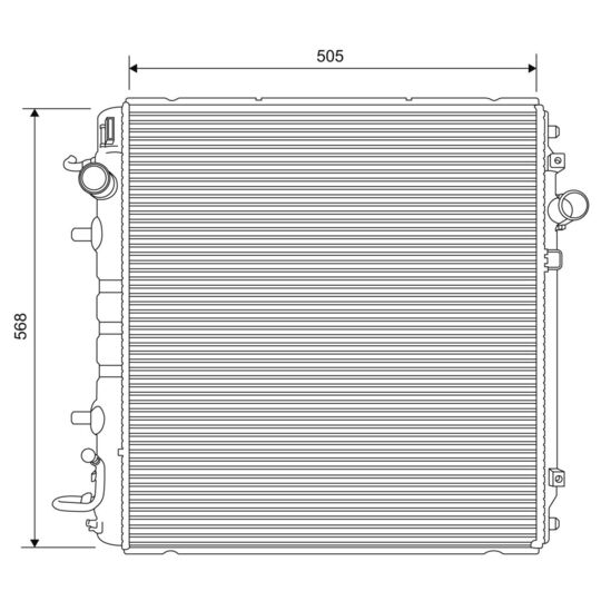 701635 - Radiaator, mootorijahutus 