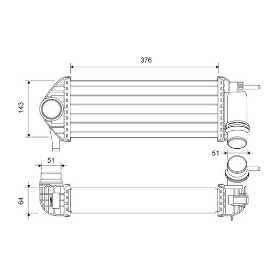 822948 - Intercooler, charger 