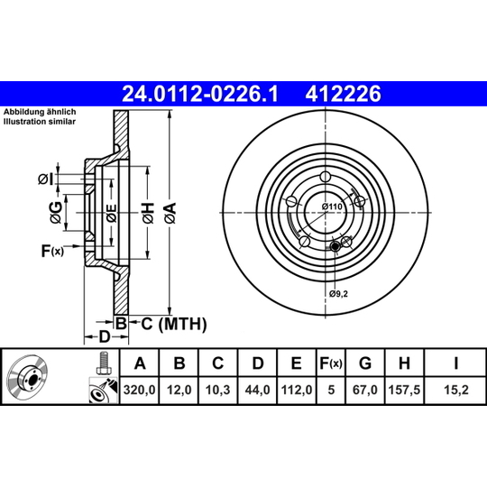 24.0112-0226.1 - Brake Disc 