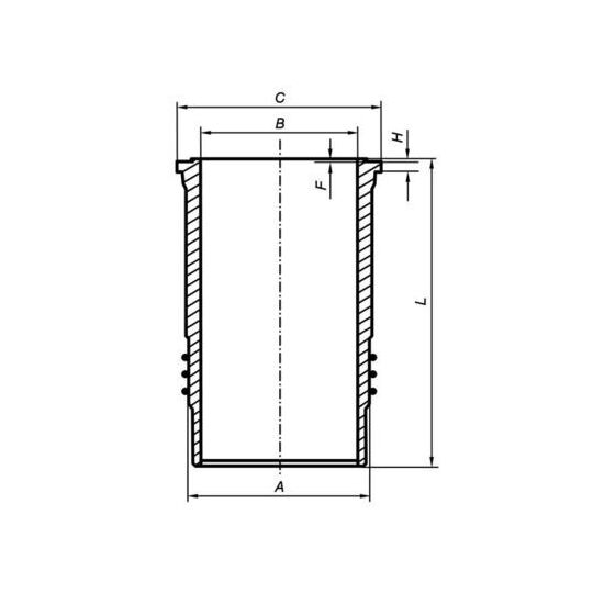 037 WN 48 00 - Cylinder Sleeve 