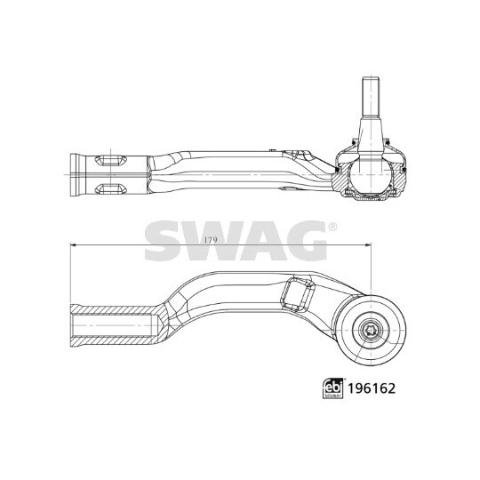 33 11 2029 - Tie rod end 