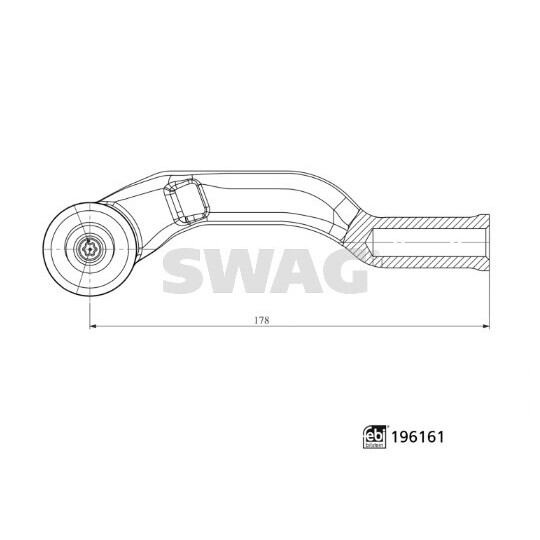 33 11 2028 - Tie rod end 