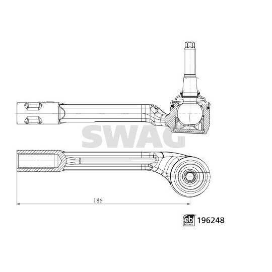 33 11 2085 - Tie rod end 