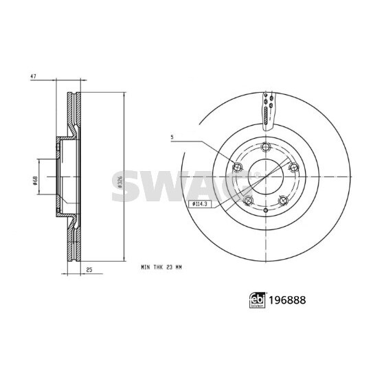 33 11 2371 - Brake Disc 