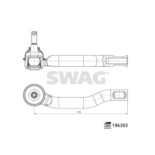 33 11 2151 - Tie rod end 