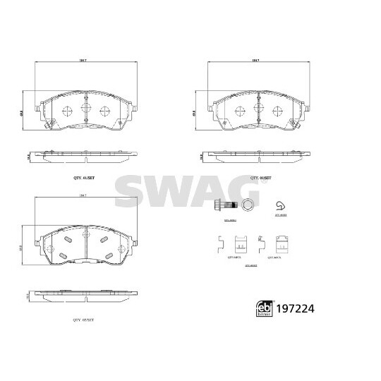 33 11 2511 - Brake Pad Set, disc brake 