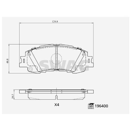 33 11 2154 - Brake Pad Set, disc brake 