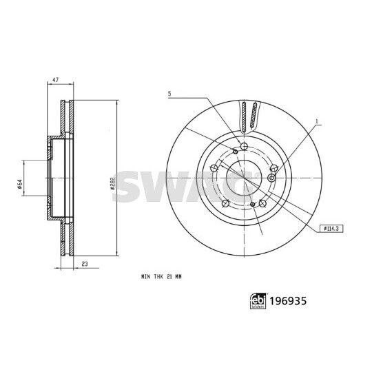 33 11 2386 - Bromsskiva 