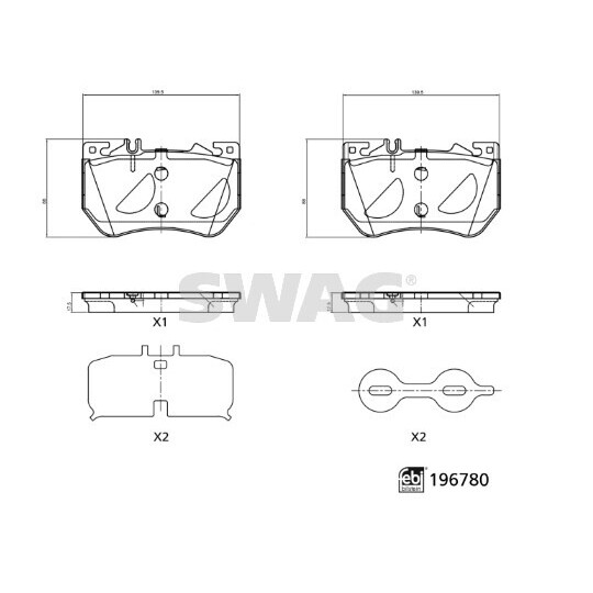 33 11 2340 - Brake Pad Set, disc brake 