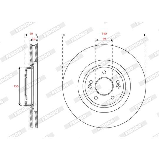 DDF3074C - Brake Disc 