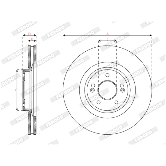 DDF3074C - Brake Disc 