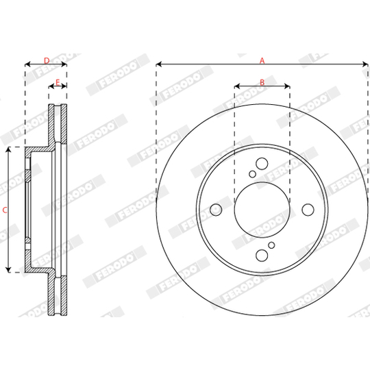 DDF2968C - Brake Disc 