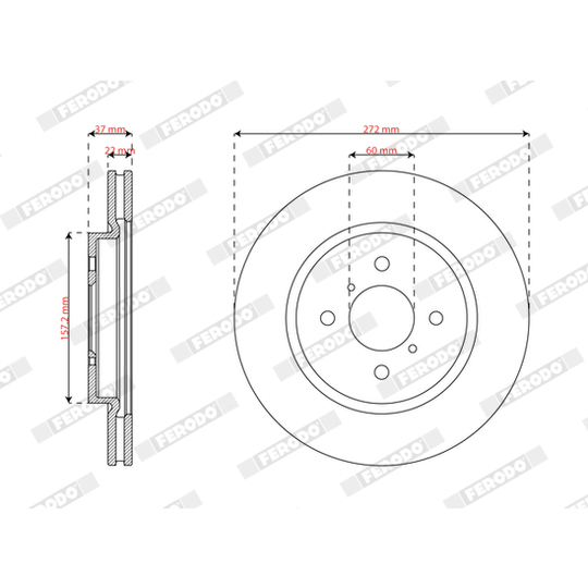 DDF2376C - Brake Disc 