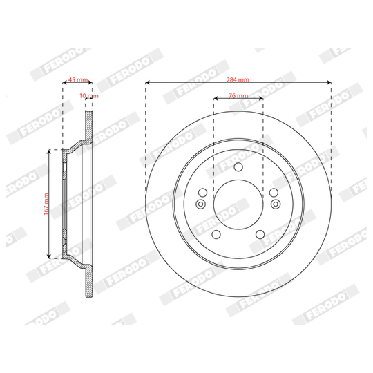 DDF3187C - Brake Disc 