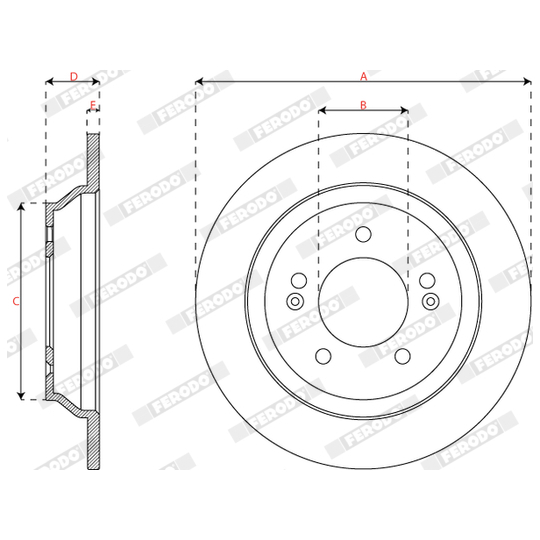 DDF3187C - Brake Disc 