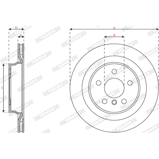 DDF3181C - Brake Disc 