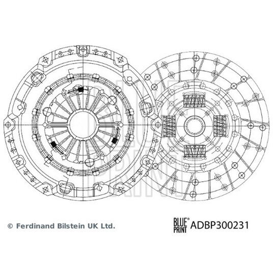 ADBP300231 - Clutch Kit 