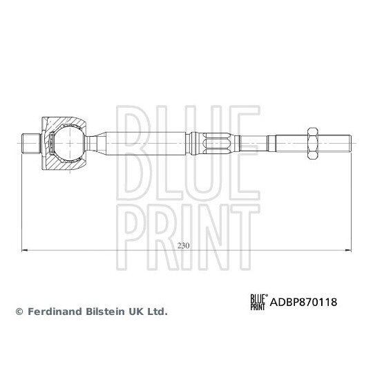 ADBP870118 - Tie Rod Axle Joint 