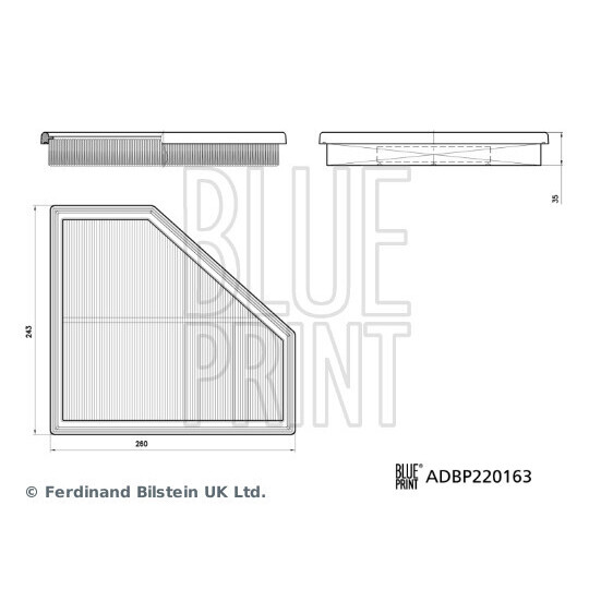 ADBP220163 - Air filter 