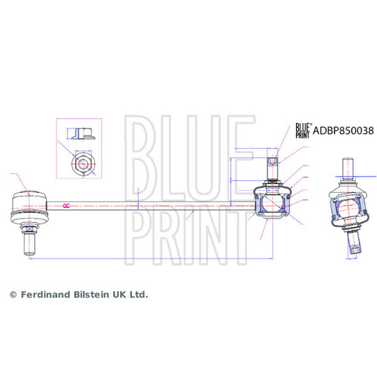 ADBP850038 - Rod/Strut, stabiliser 