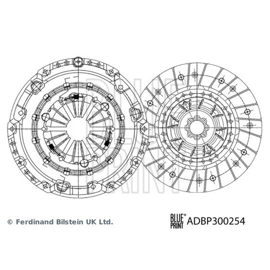 ADBP300254 - Clutch Kit 