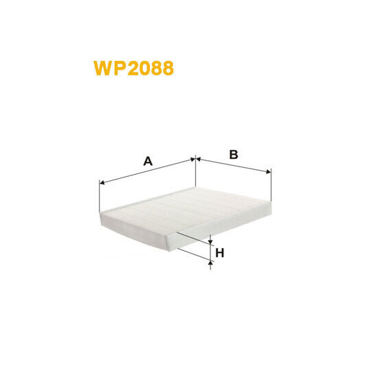 WP2088 - Filter, interior air 