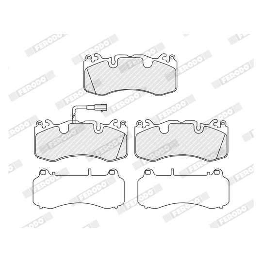 FDB5485 - Brake Pad Set, disc brake 