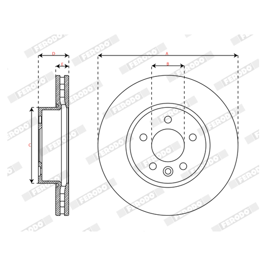 DDF3104C-1 - Brake Disc 